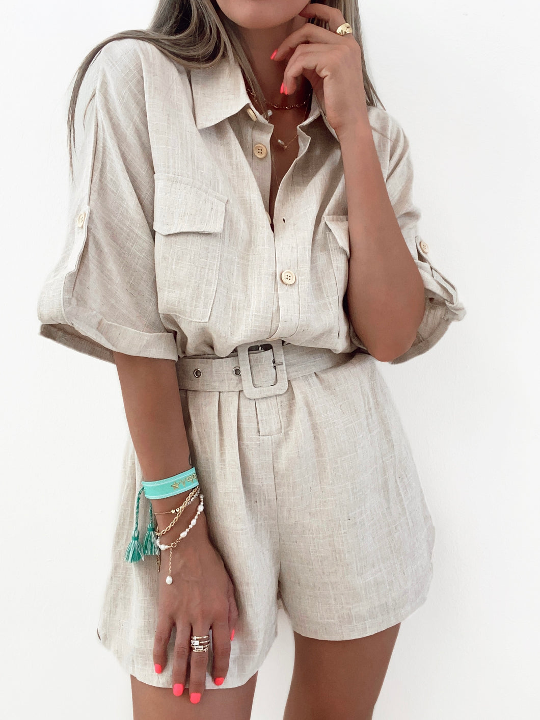 Támara Linen Romper