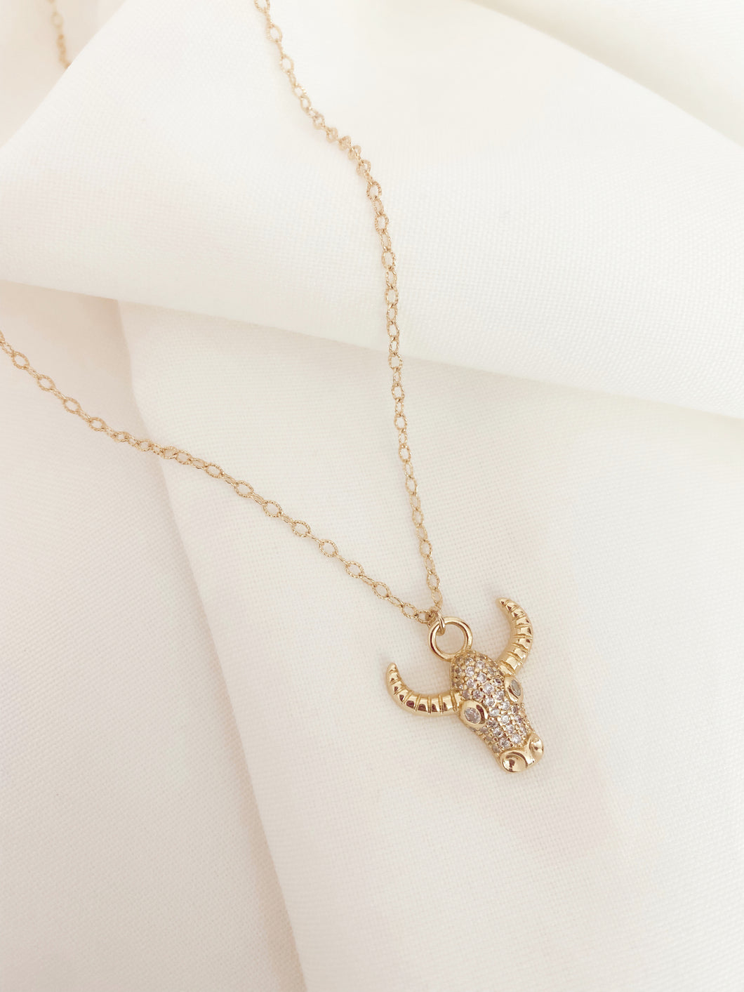 Bull Skull Necklace