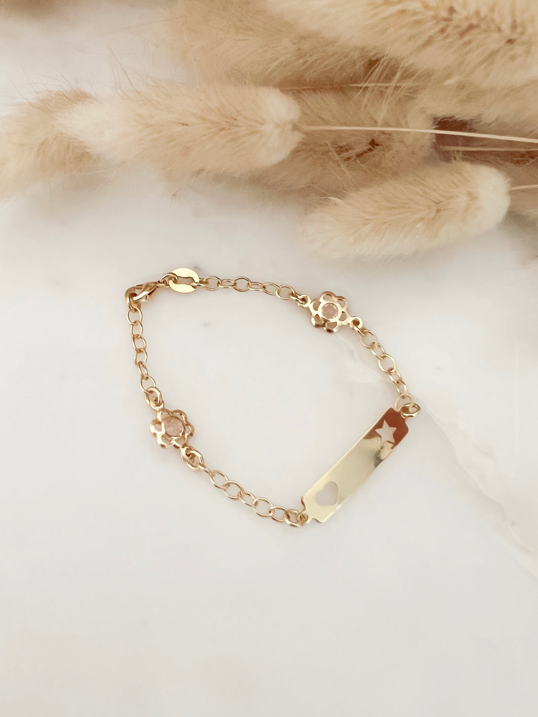 Heart, Star & Flowers Bracelet